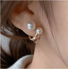 Golden Earring For Women | Push And Pull Ethnic Stud Earring (Skin Safe)