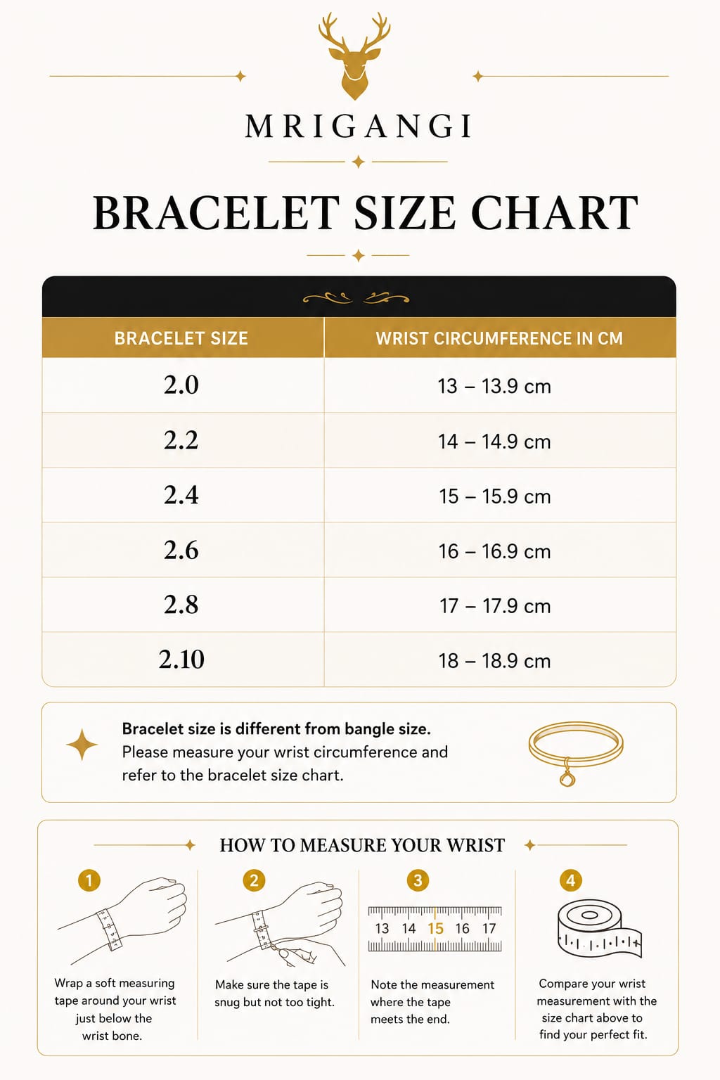 Luxury Gold Bracelet and Clover Combo (Pack of 2)
