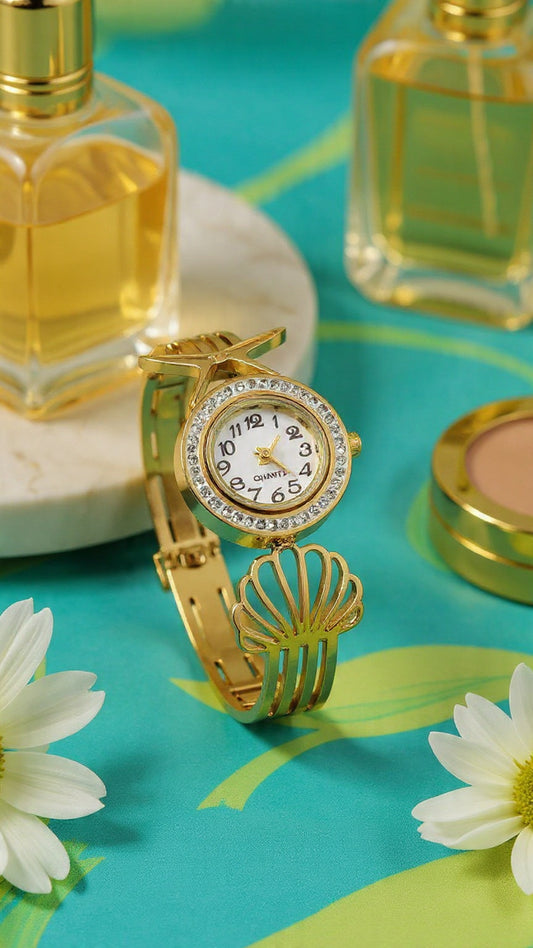 Luxury Gold Bracelet Watch for Women