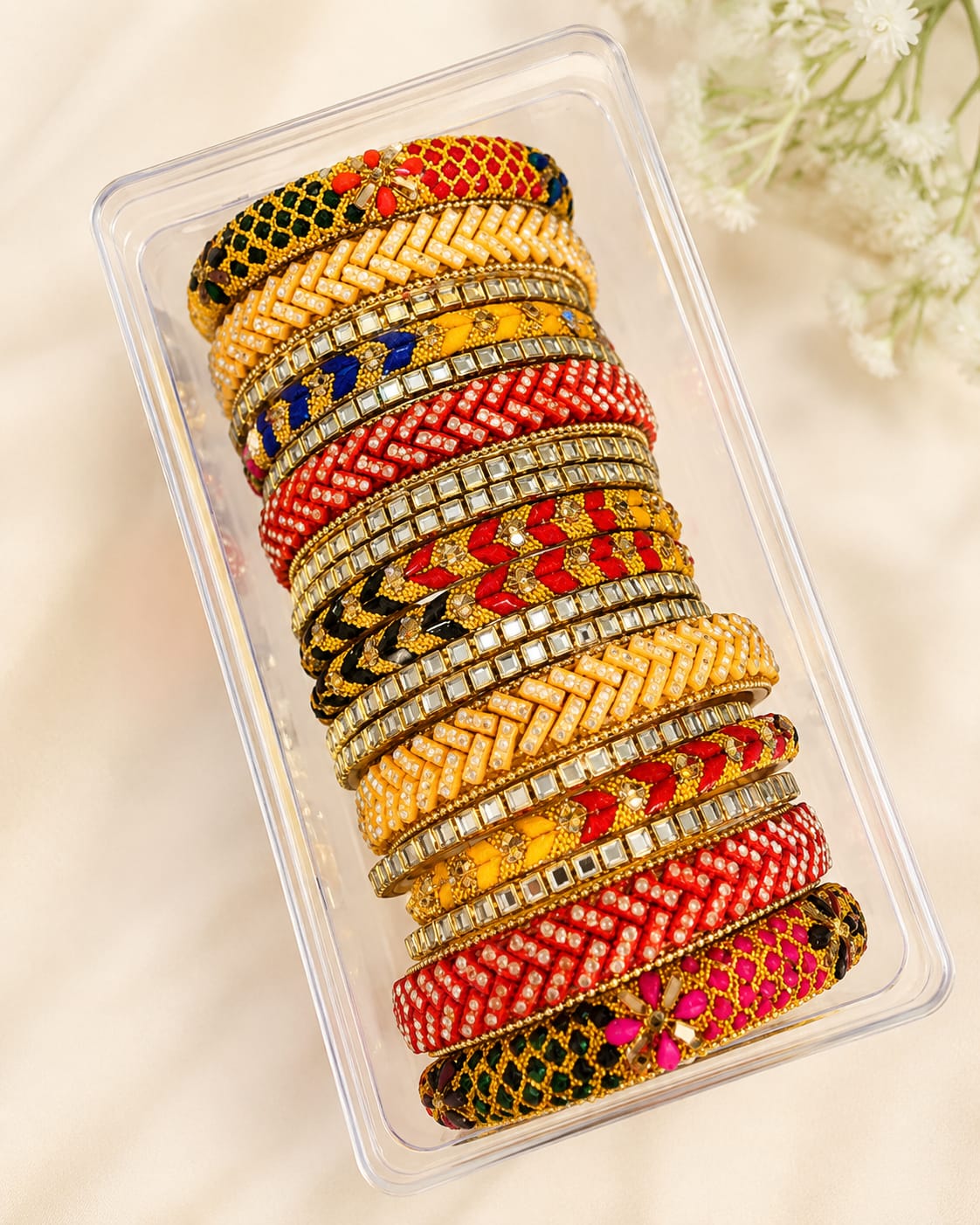 Mrigangi Bangle Pitara – Rajasthani Colorful Bangle Box