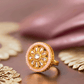 Gold Alloy Regular Ethnic Ring For Women (Skin Safe)