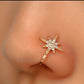 Golden Stone Nose Ring Cum Ear Cuff | Perfect Gift For Your Loved Ones (Skin Safe)