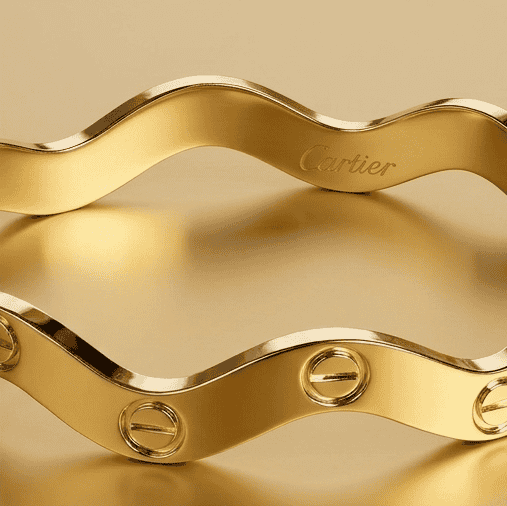 Luxury Wave Gold Bracelet