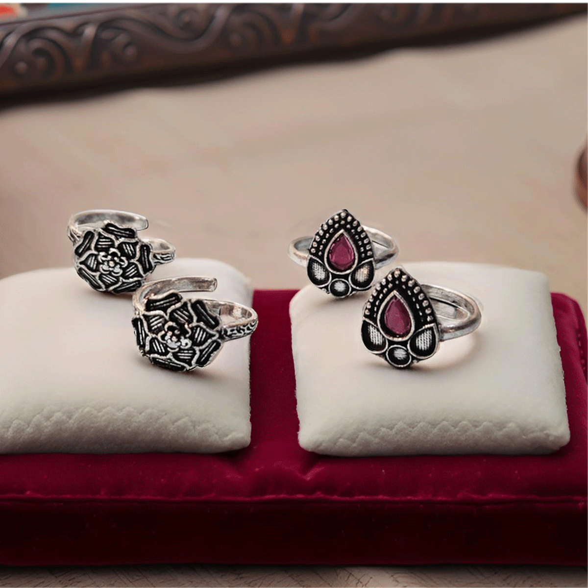 Ethnic Toe Rings for her - Combo Pack