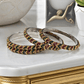 Handcrafted Beaded Bangle Set (pack of 4)