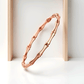 Rose Gold Plated Openable Anti Tarnish Bamboo Bracelet
