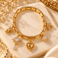 Golden Royale Charm Bracelet