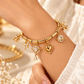 Golden Royale Charm Bracelet