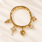 Golden Royale Charm Bracelet