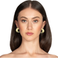 Gold-Tone Chunky Hoop Earrings – Minimal Everyday Statement
