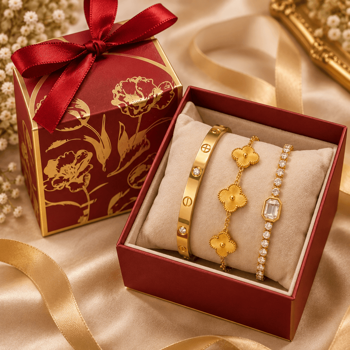 Golden Luxe Bracelet Gift Set