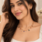 Multicolour Charm Gold Necklace