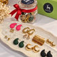 Golden Earring Treasure Jar