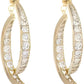 Golden Round Earring For Women | Push And Pull Ethnic Stud Earring (Skin Safe)