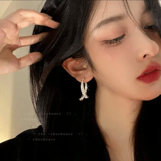 Golden Round Earring For Women | Push And Pull Ethnic Stud Earring (Skin Safe)