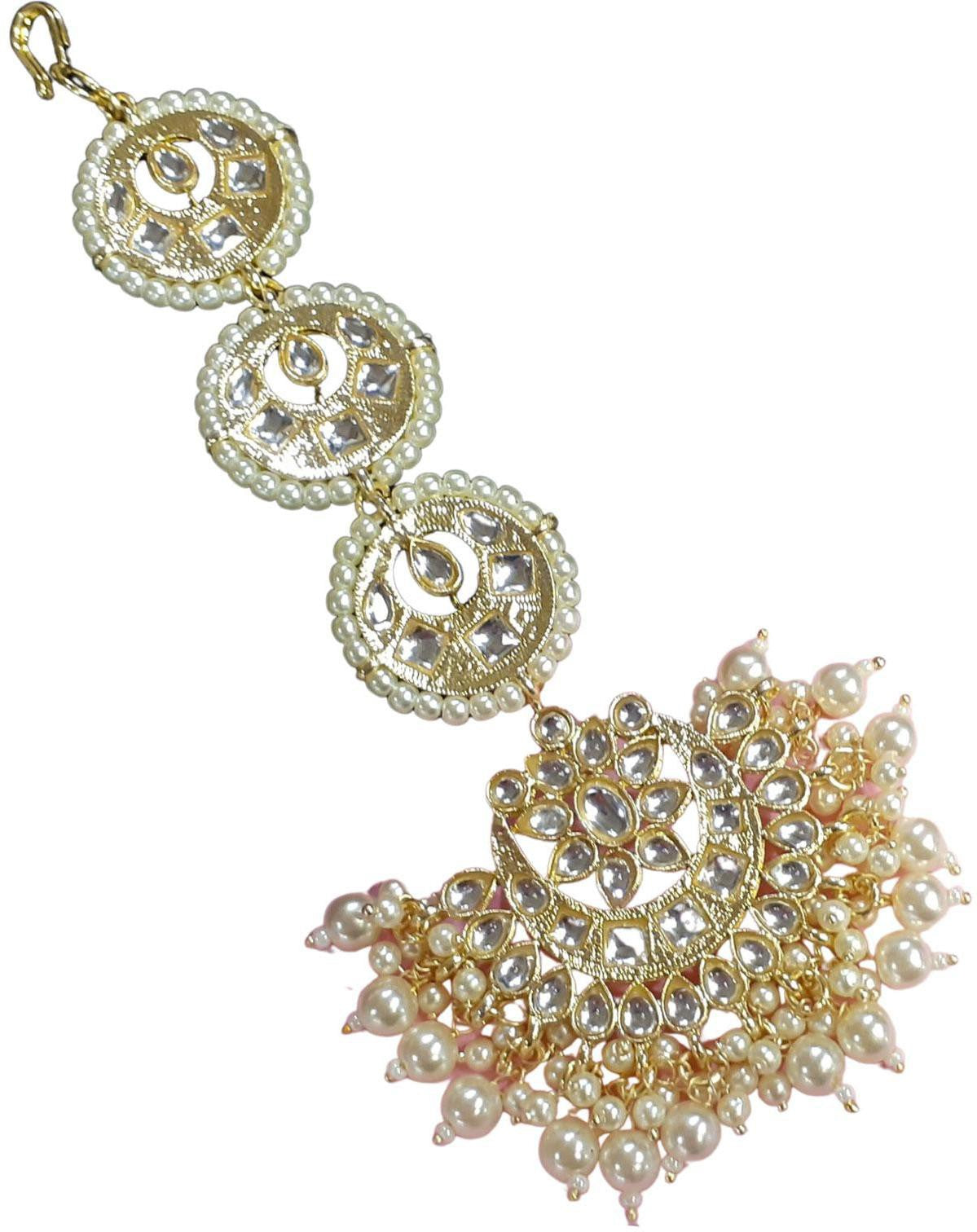 Antique  Chand Maang Tikka For Women (Skin Safe)