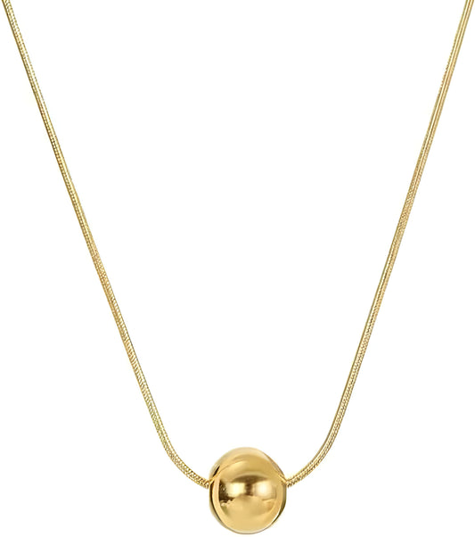 Golden Pendant Chain For Women | Premium Necklace With S Hook Chain (Skin Safe)