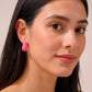 Matte Teardrop Stud Earrings – Combo Pack of 3 Colors (Skin Safe)