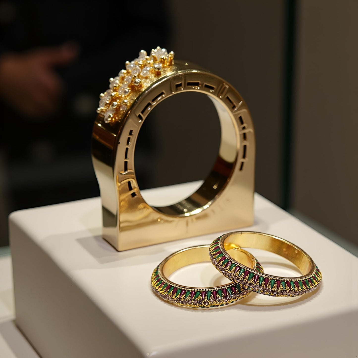 Combo of Rajasthani Traditional Kangan Bangle Set for Women (Skin Safe)