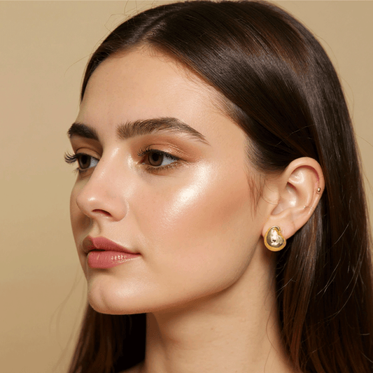 Gold Plated Stud Earrings