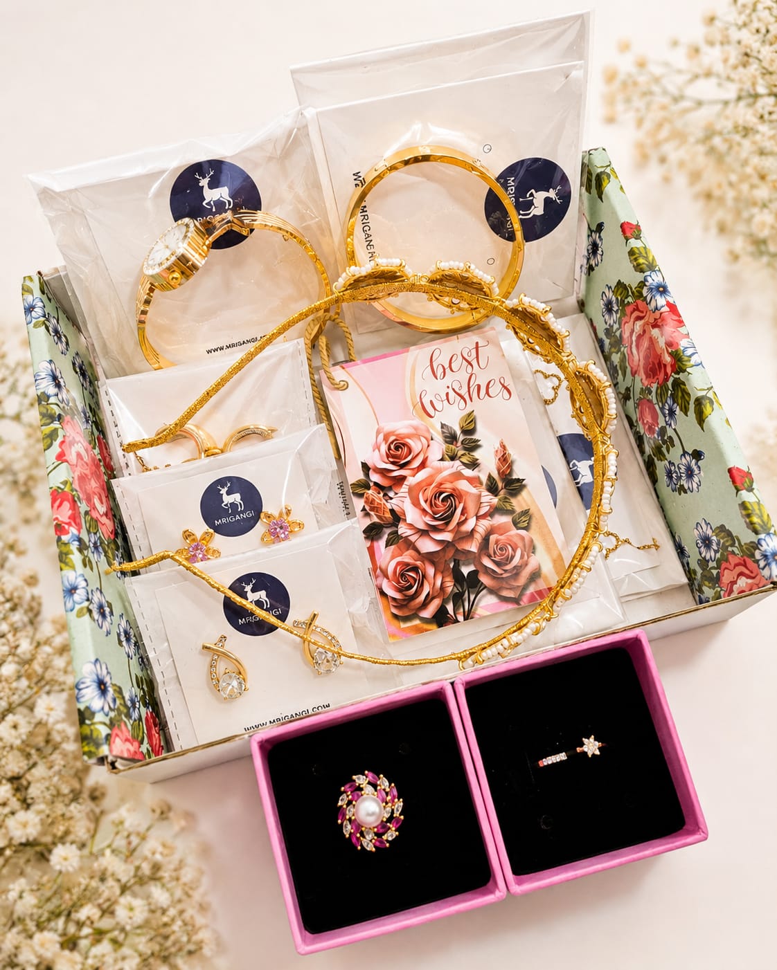 Rakhi Luxe Jewellery Hamper