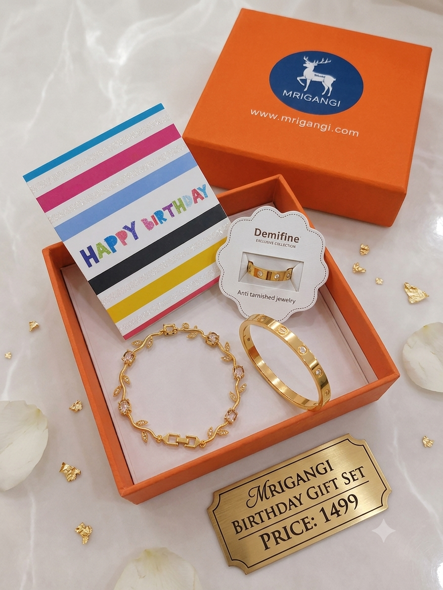 Mrigangi Birthday Gift Box – Premium Jewelry Gift Set