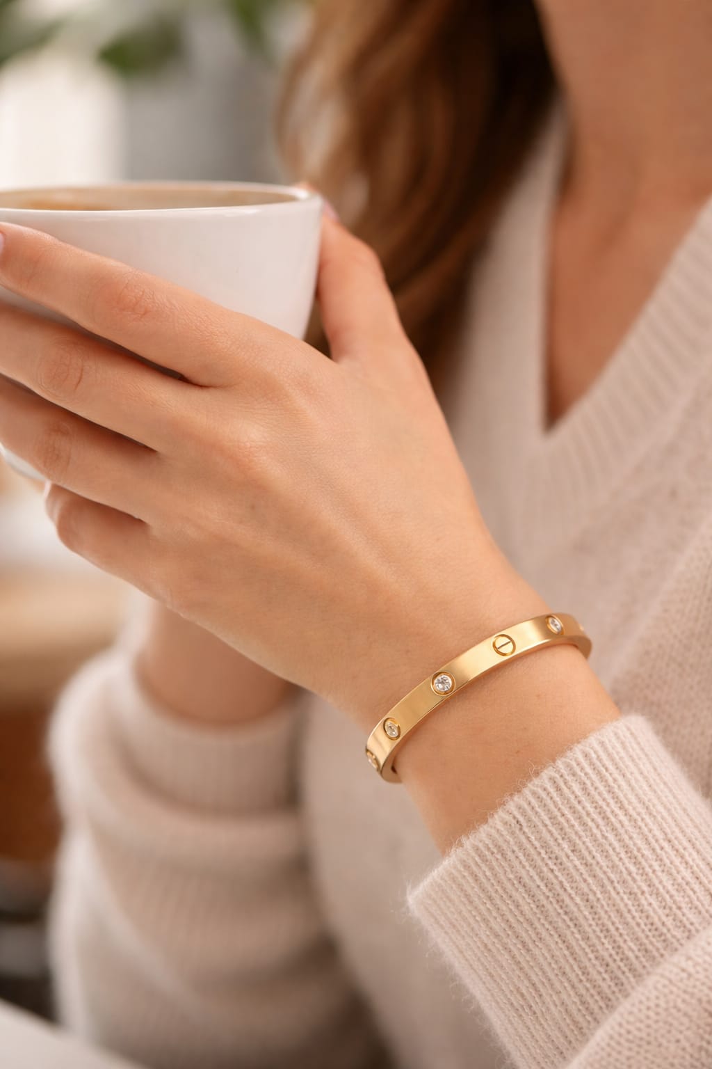 3 Bracelet Stack Combo – Clover, Screw & Nail Bracelet Set