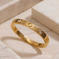 Petite 3 Bracelet Stack - Luxury Gold, Clover and Bloom