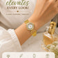 Luxury Gold Bracelet Watch for Women