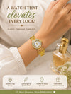 Luxury Gold Bracelet Watch for Women