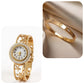 Luxury Watch & Screw Bracelet Combo for Women (2 Pcs Set)