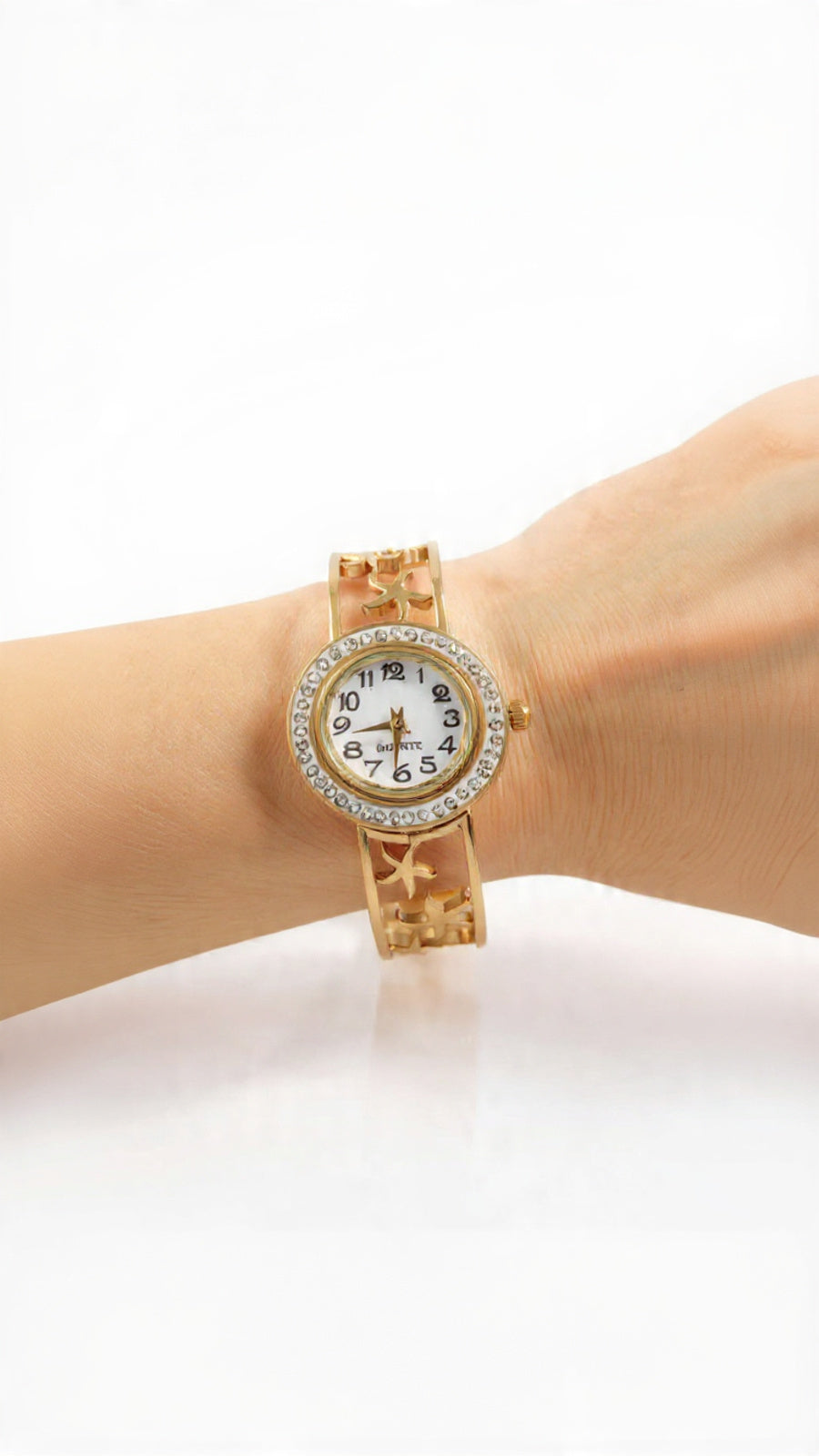 Luxury Watch & Screw Bracelet Combo for Women (2 Pcs Set)