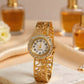 Golden Luxe Bracelet Watch for Women