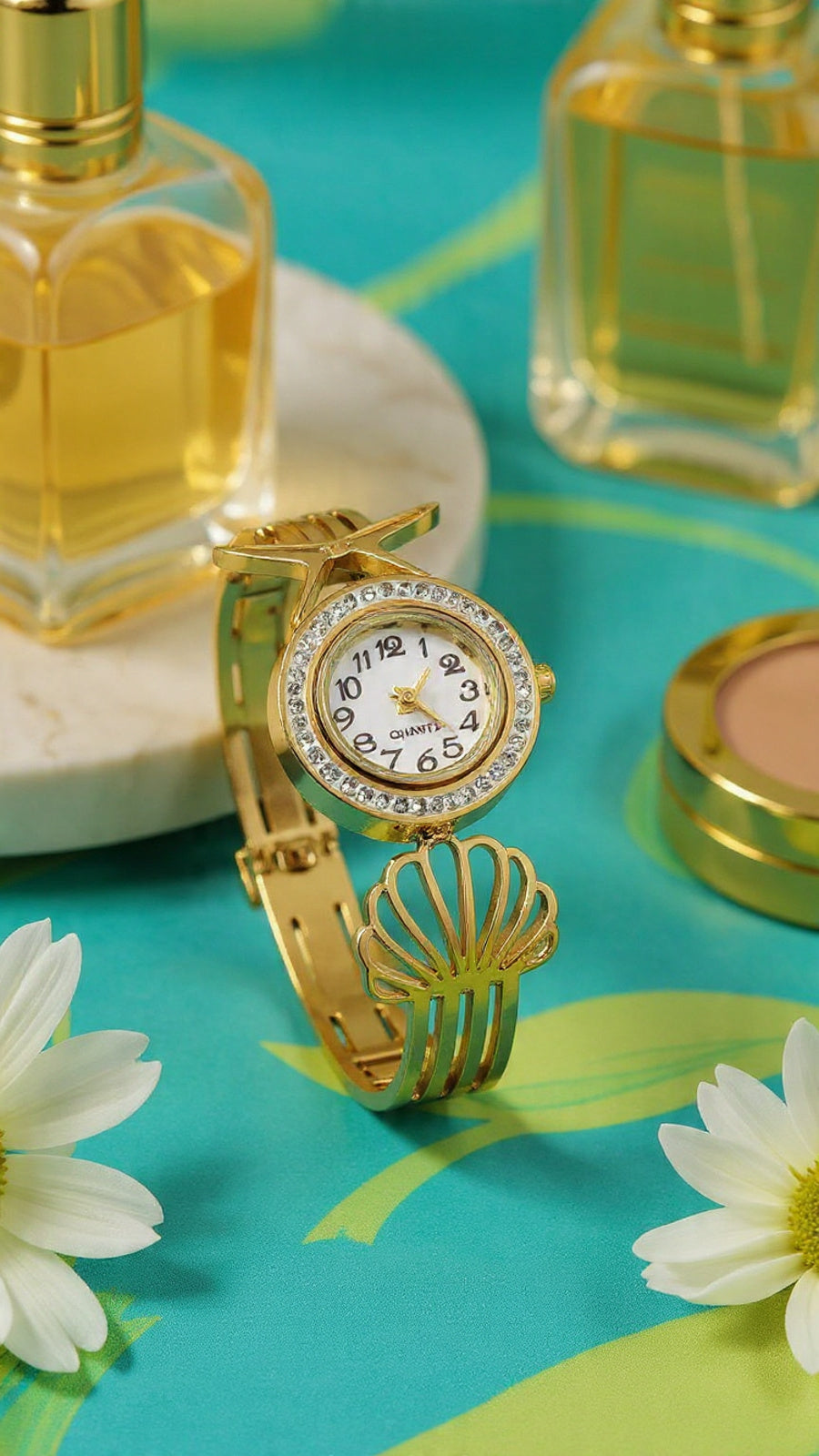 Luxury Gold Bracelet Watch for Women