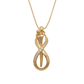 Infinity Love Pendant Necklace – Minimal Gold Chain for Women (Anti-Tarnish & Daily Wear)
