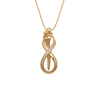 Infinity Love Pendant Necklace – Minimal Gold Chain for Women (Anti-Tarnish & Daily Wear)