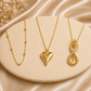 Gold Pendant Necklace Combo (Pack of 3)