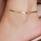 18K Gold Plated Anklet Chain Anklet– Elegant Everyday Foot Jewelry