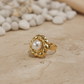 Pearl Bloom Gold Ring